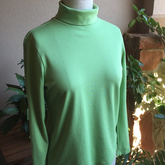 L.L. Bean Sweaters - L.L. Bean Turtleneck in Apple Green